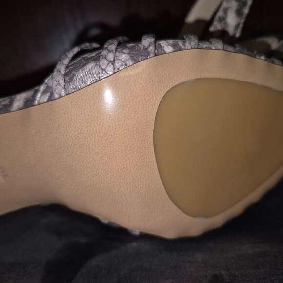 NWB Kenneth Cole Riley Snake Print Slingback sz 8 - Picture 8 of 9